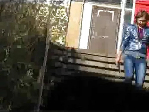 همسایه چاد در حال شخ ...
